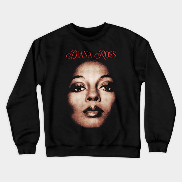 90S Diana Ross Crewneck Sweatshirt by keng-dela